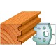 CMT SPINDLE MOULDER CUTTERS - Knives and Limiters 40mm - profile 054 - 690.054 - 691.054 Package